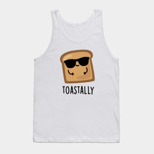 Toastally Cute Toast Bread Pun Tank Top